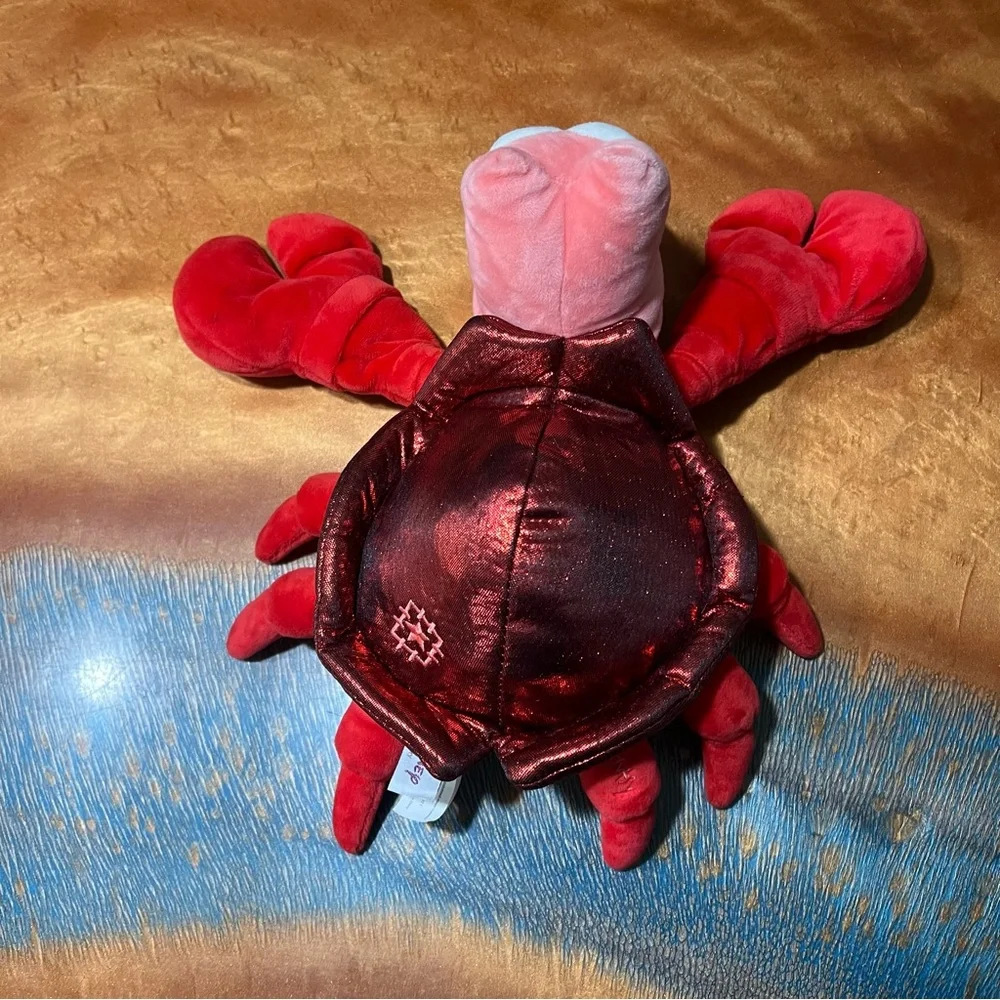 Scentsy Buddy Disney Sebastian Crab Little Mermaid Plush metallic red